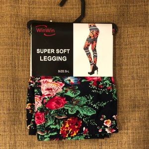 Floral leggings!